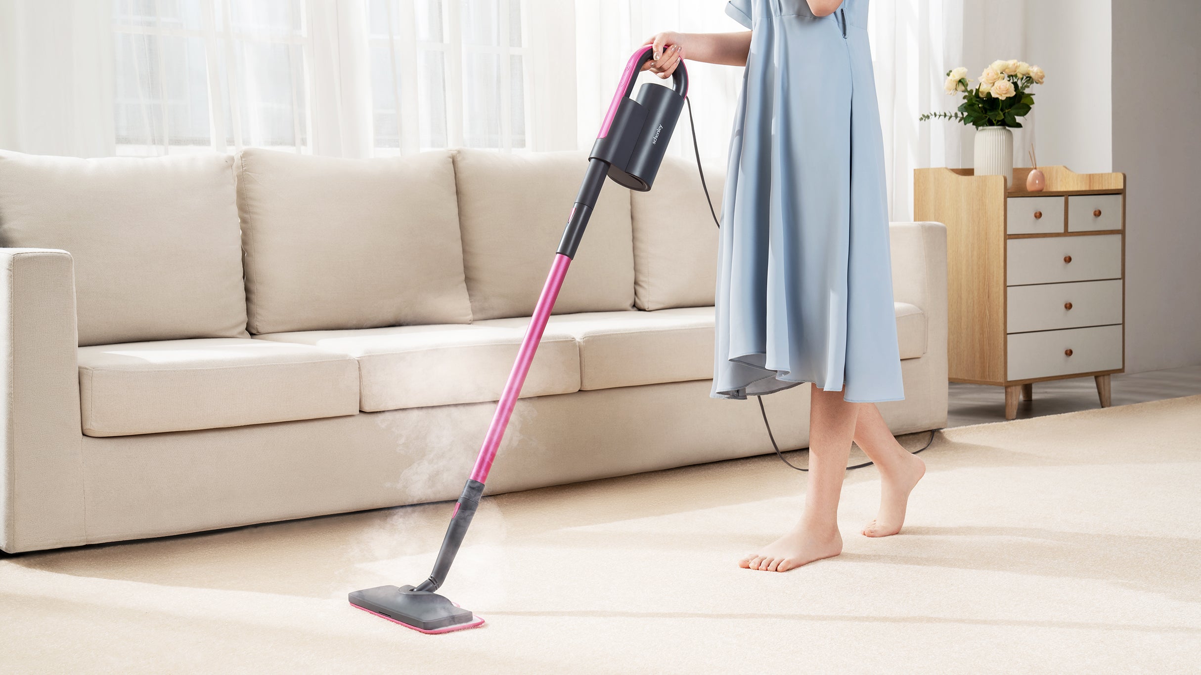 Schenley Steam Mop store Cleaner with Detachable Handheld Steamer for Cleaning Hardwoo