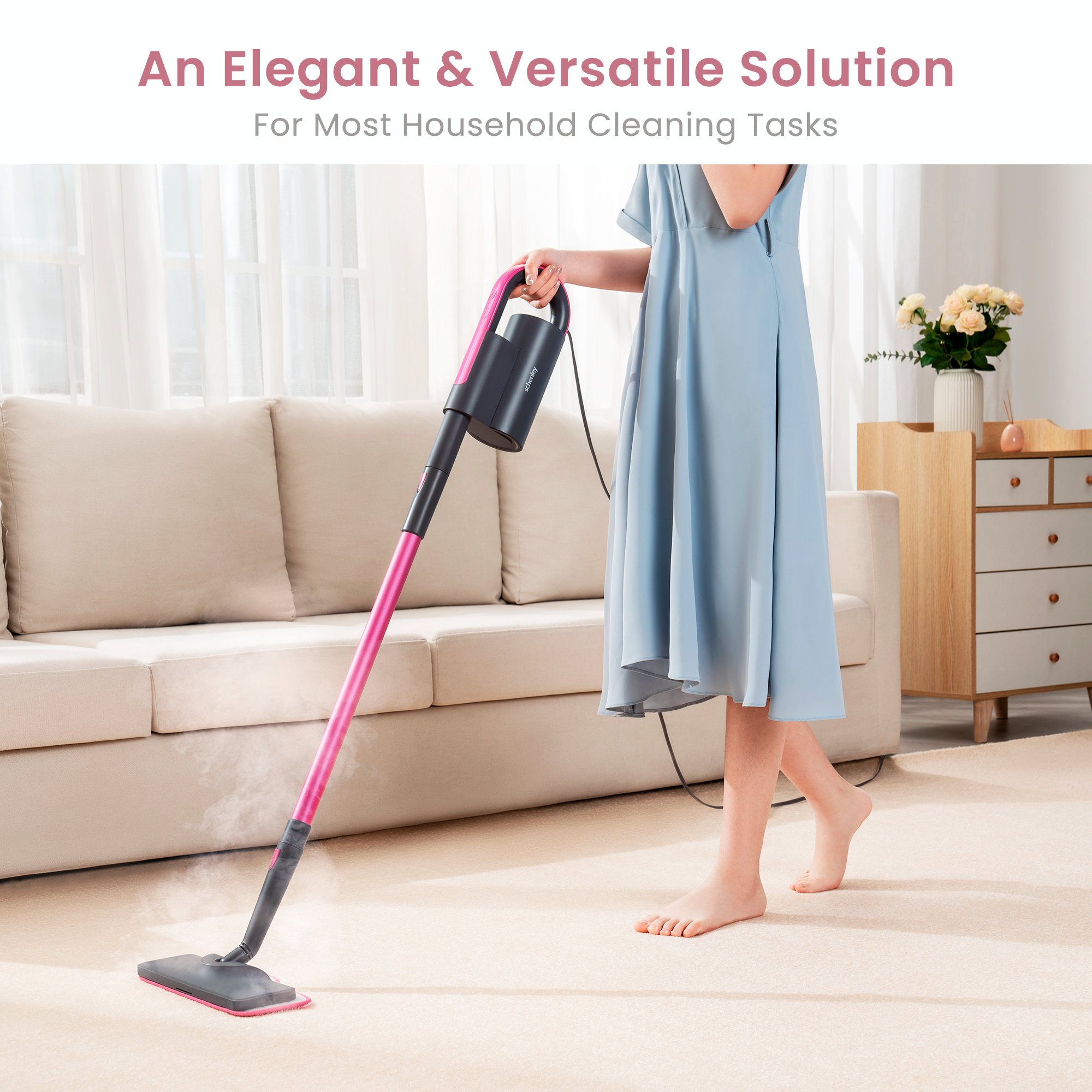 Steam Mop - 10-in-1 Floor Steamer Detachable MultiPurpose Handheld Steam  Cleaner for Hardwood/Tile/Laminate All Floors Carpet Cleaning with 11